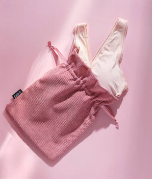 Pink pouch