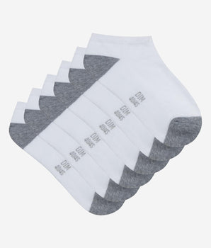 Pack of 3 pairs of invisible trainer socks for men