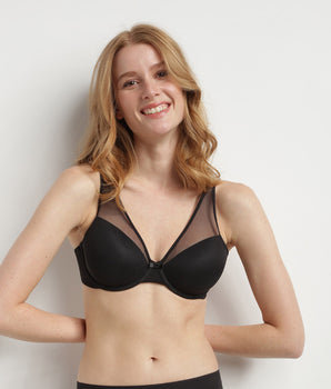 Black invisible padded bra Dim Generous Limited Edition