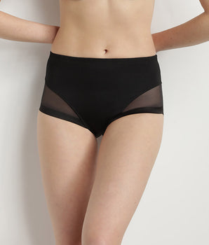 Black invisible high-waisted brief Dim Generous Limited Edition