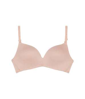 Nude triangle bra with cups for girls Dim Invisible