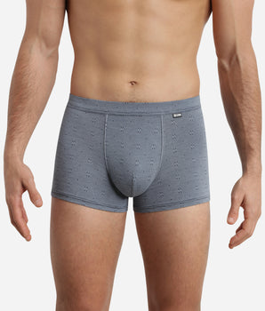 Men's Boxer Brief Blue Dim Classic Cotton Modal