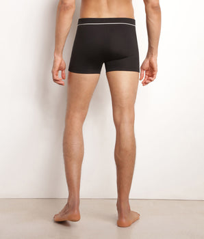 Men's swimming costume in black microfibre Dim Move