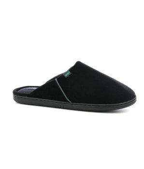 Black slippers for men