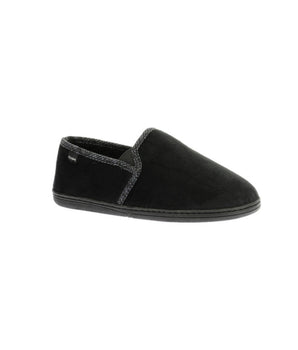 Black slippers for men