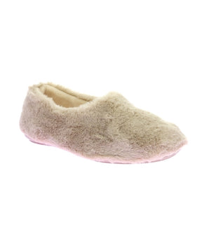 Beige slippers for women