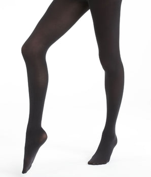 Black DIM Signature Opaque Velouté 60 velour tights