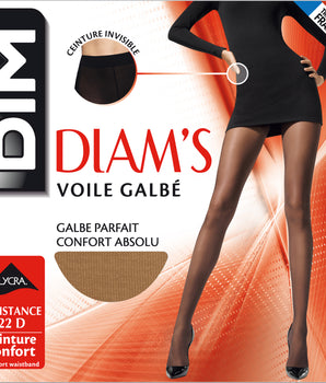 Diam’s Voile Galbé 22 sheer shaping tights in dawn