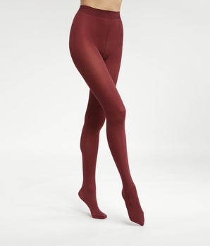 Women's 50D Sangria microfibre tights Dim Opaque Velouté